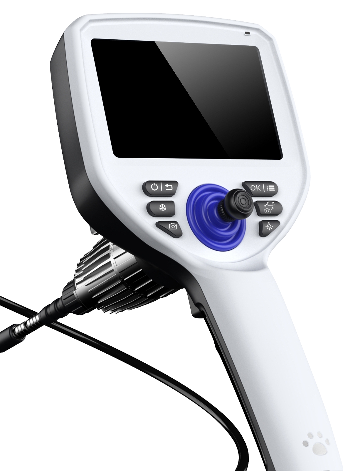 SA-Pro 5 寸高清显示主机——摇杆、拍照/录像/冻结/亮度按键及侧面 Micro HDMI 接口